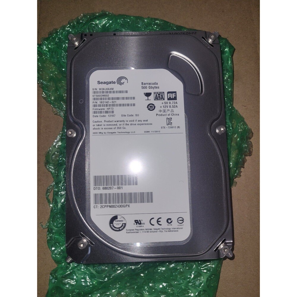 Seagate 500gb 3.5" Sata HDD